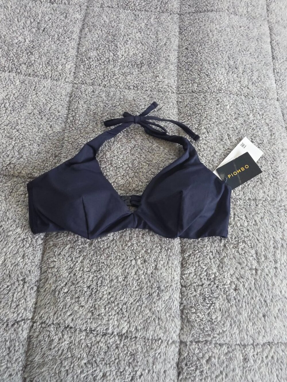 NWT: Piombo Halter Style Bikini Top